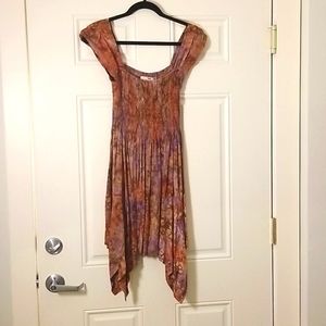 Batik Sleeveless summer beach dress